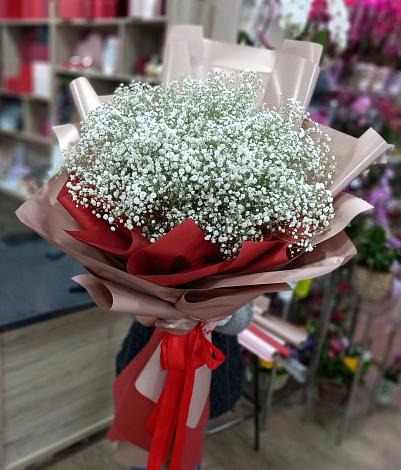 Букет цветов из: Гипсофила в Амзя