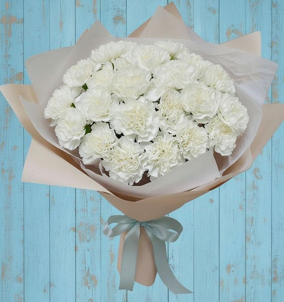 Букет цветов из: Гвоздики в Амзя