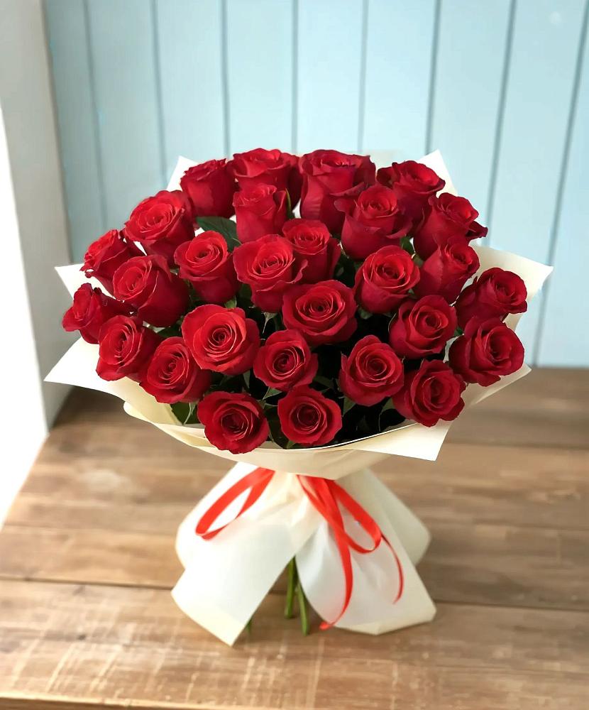 Букет 29 Красных роз в Амзя