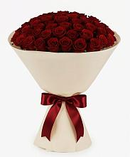 Букет 101 Бордовая роза Блэк Бакарра в Амзя