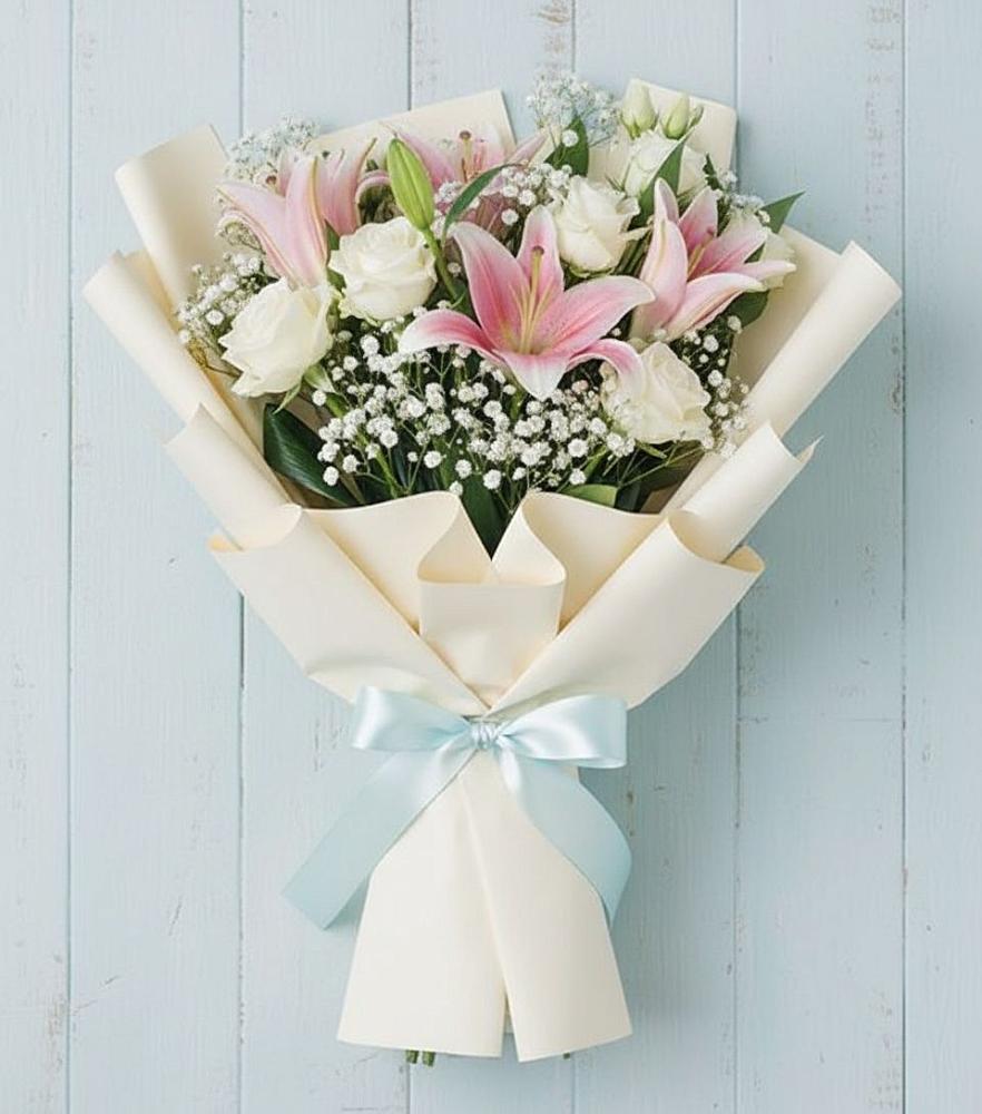 Букет цветов из: Лилии в Амзя