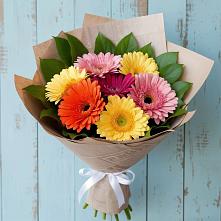 Букет цветов из:  Герберы в Амзя