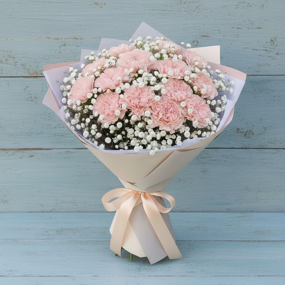 Букет цветов из: Гвоздики в Амзя