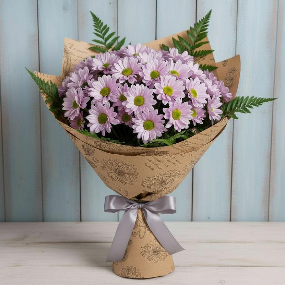 Букет цветов из: Хризантемы в Амзя