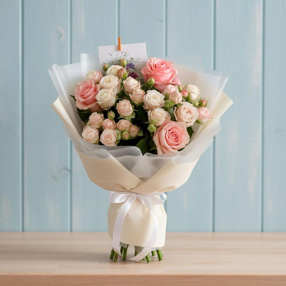 Букет цветов из: Розы в Амзя