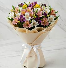 Букет цветов из:  Альстромерии в Амзя