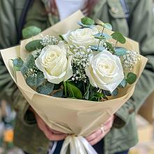 Букет цветов из:  Розы в Амзя