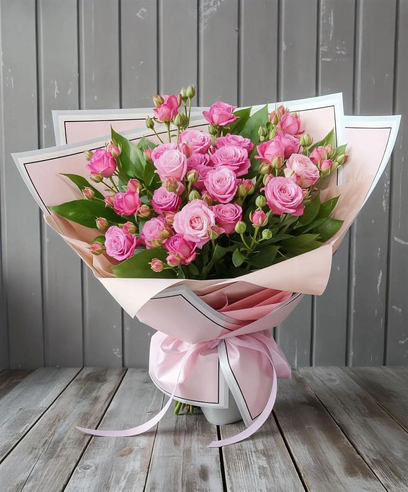 Букет Розовый кустик в Амзя