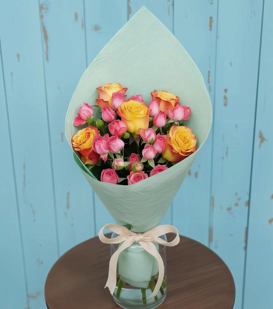 Букет цветов из: Розы в Амзя