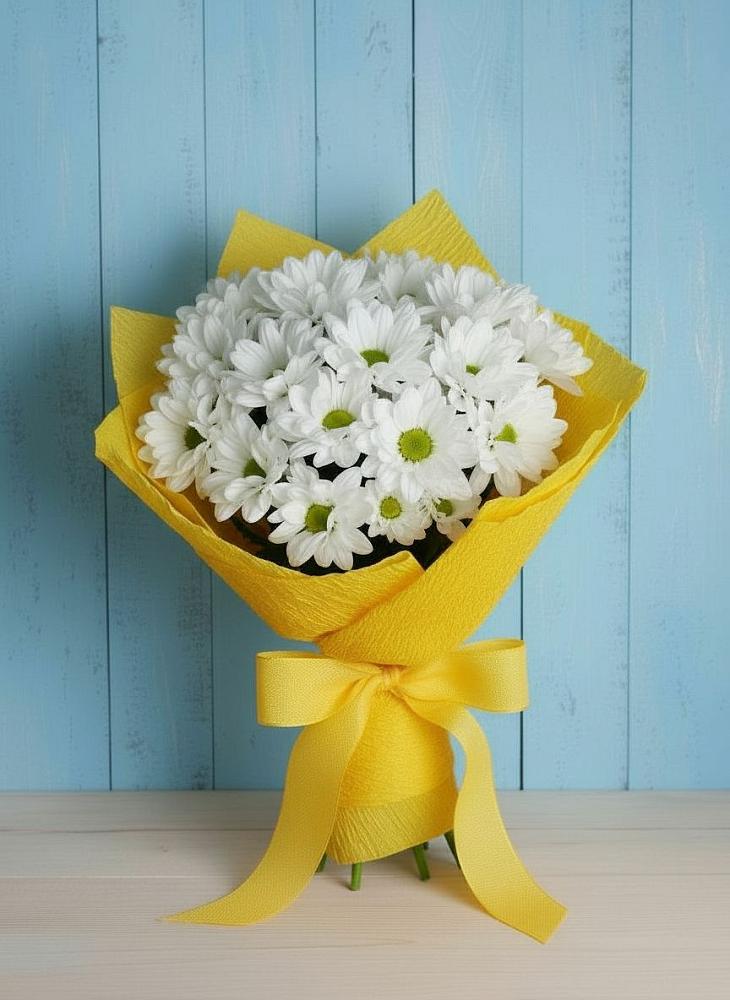 Букет цветов из: Хризантемы в Амзя