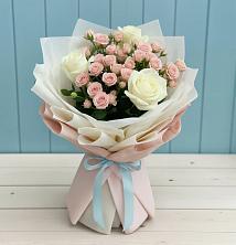 Букет цветов из:  Розы в Амзя
