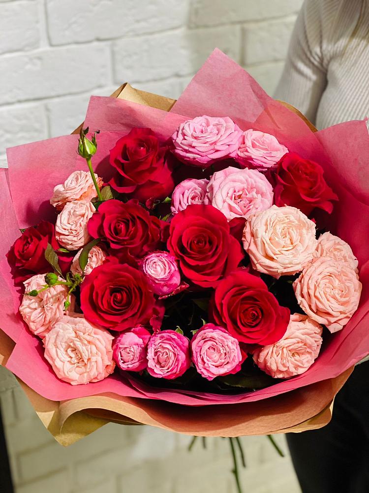 Букет цветов из: Розы в Амзя