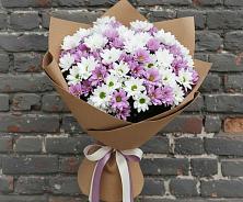 Букет цветов из:  Хризантемы #REPLACE_PRED# Амзя