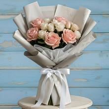 Букет цветов из:  Розы в Амзя