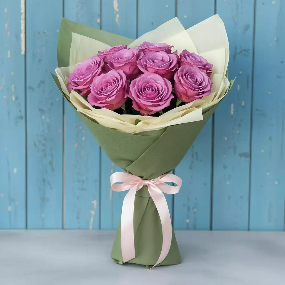 Букет Розы Фёрст Леди в Амзя