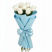 Букет 7 белых роз Проуд #REPLACE_PRED# Амзя