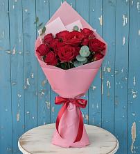 Букет цветов из:  Розы в Амзя