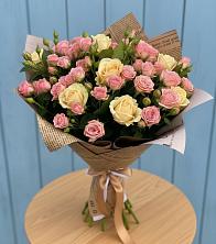 Букет цветов из:  Розы в Амзя