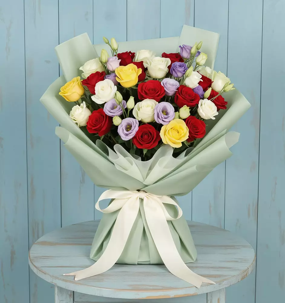 Букет цветов из: Розы в Амзя