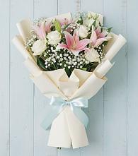 Букет цветов из:  Лилии в Амзя