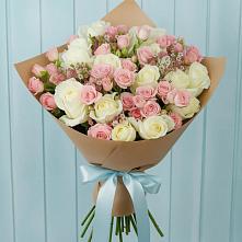 Букет цветов из:  Розы в Амзя