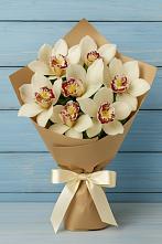 Букет цветов из:  Орхидеи и Розы в Амзя